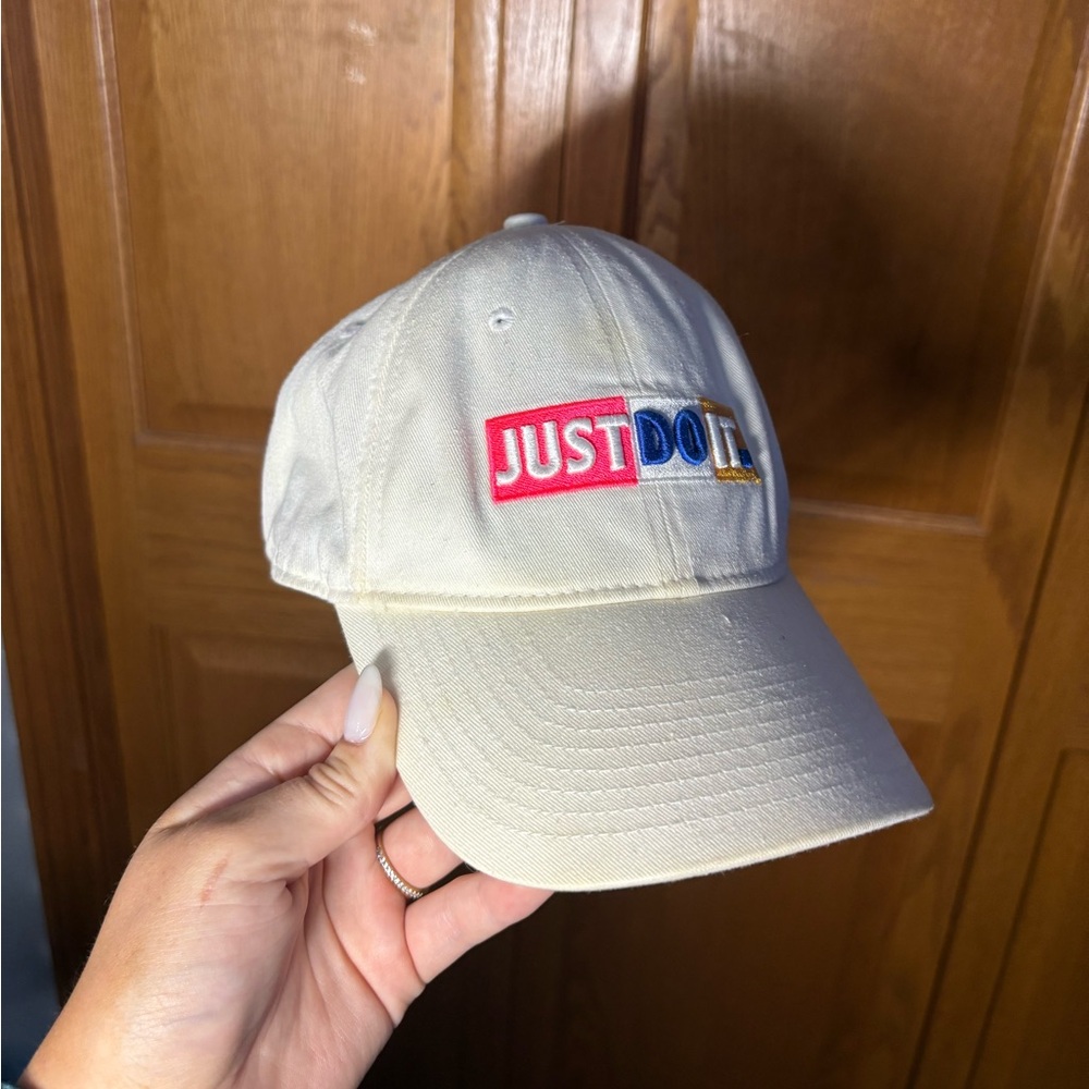 Nike Beige Hat with Logo
